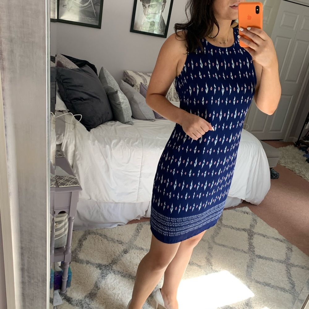 Patterned Shift Dress - image 5